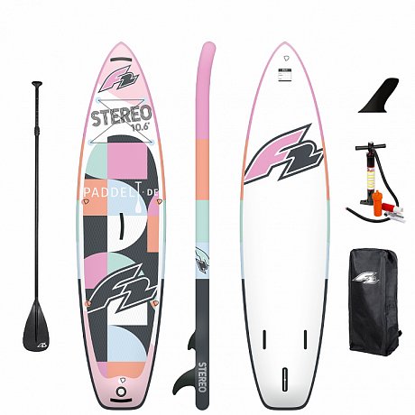 SUP F2 STEREO 10'0 - aufblasbares Stand Up Paddle Board