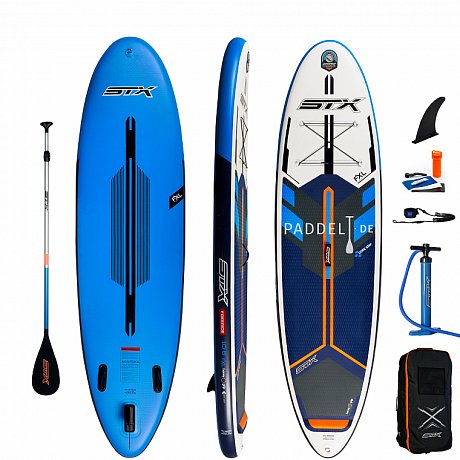 STX WS Freeride 10'6 WindSUP mit Paddel - aufblasbares Stand Up Paddle Board und Wndsurfboard