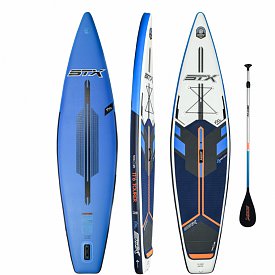 STX WS Tourer 11'6 WindSUP mit Paddel - aufblasbares Stand Up Paddle Board und Windsurfboard
