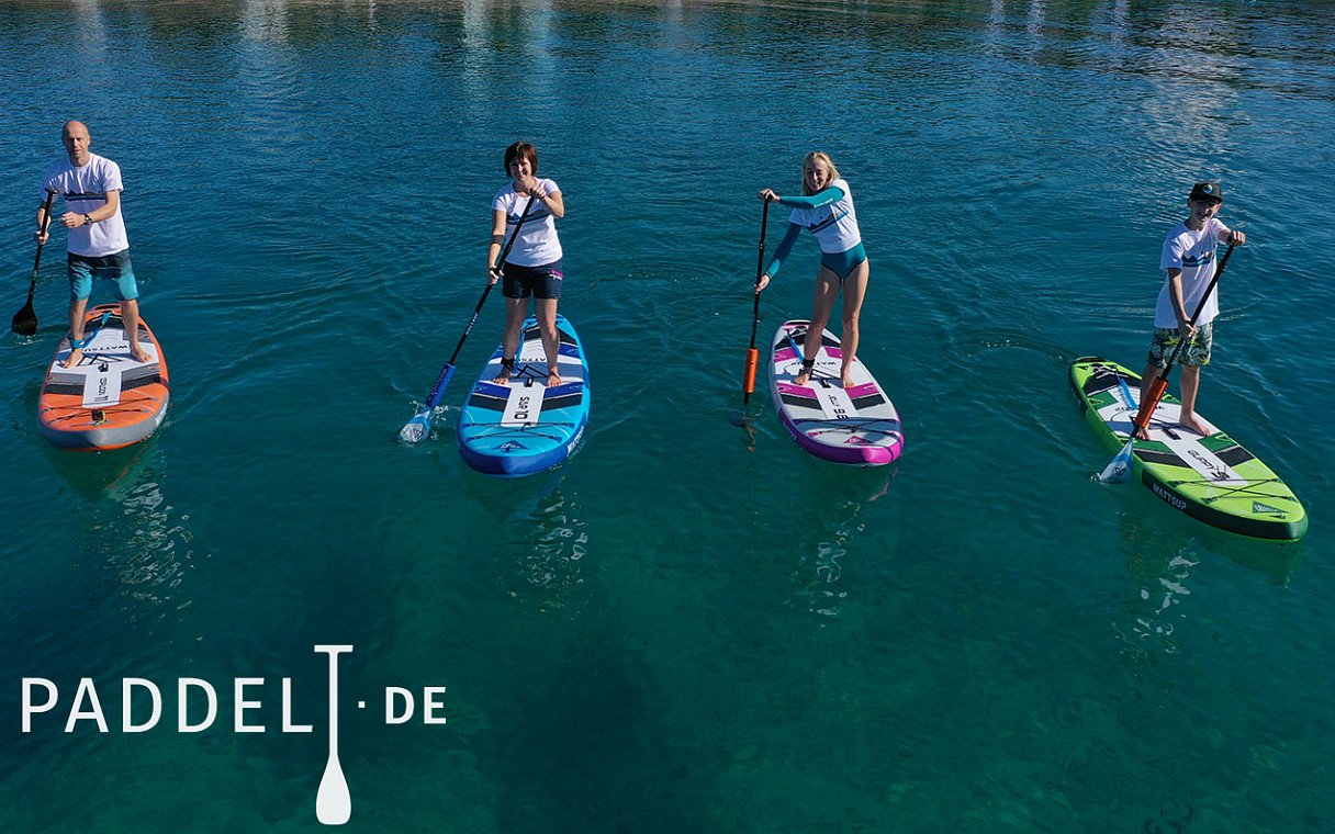 SUP WATTSUP  JELLY 9'6 mit Paddel - aufblasbares Stand Up Paddle Board