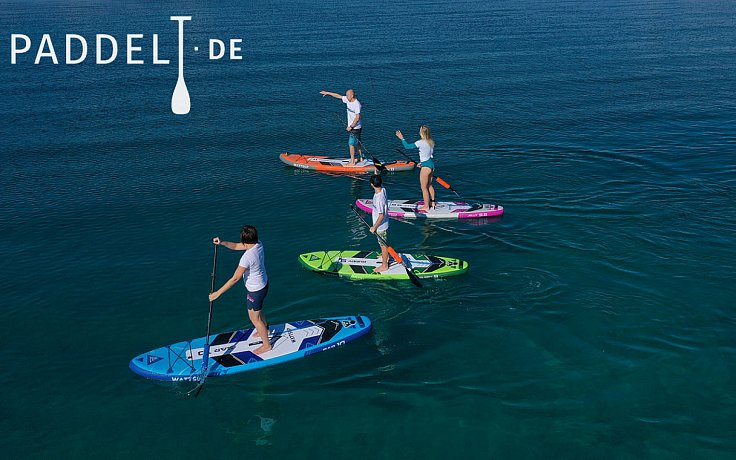 SUP WATTSUP  JELLY 9'6 mit Paddel - aufblasbares Stand Up Paddle Board