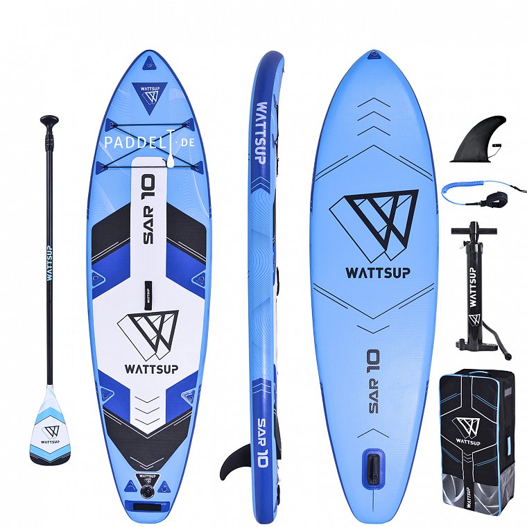 SUP WATTSUP SAR 10'0 SET aufblasbares Stand Up Paddle Board Variante
