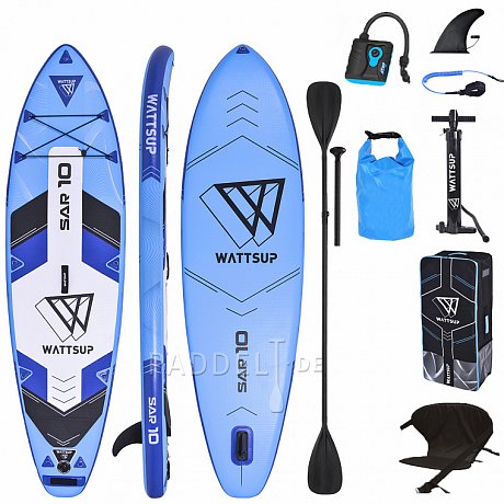 SUP WATTSUP SAR 10'0 SET - aufblasbares Stand Up Paddle Board