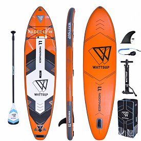 SUP WATTSUP ESPADON 11'0 SET - aufblasbares Stand Up Paddle Board