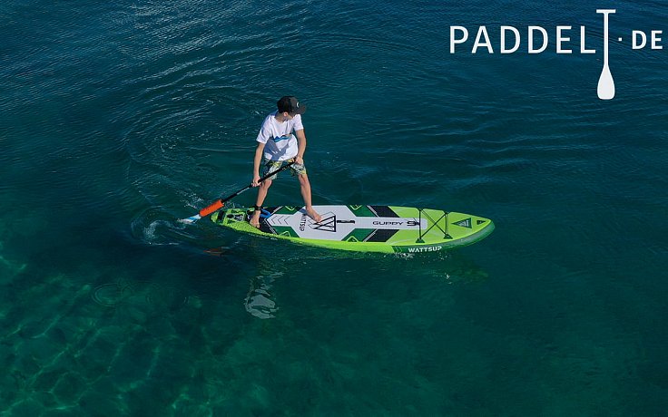 SUP WATTSUP GUPPY 9 mit Paddel - aufblasbares Stand Up Paddle Board