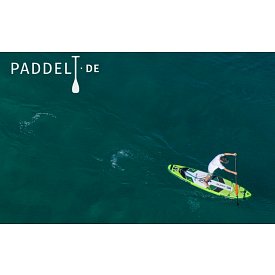 SUP WATTSUP GUPPY 9 mit Paddel - aufblasbares Stand Up Paddle Board