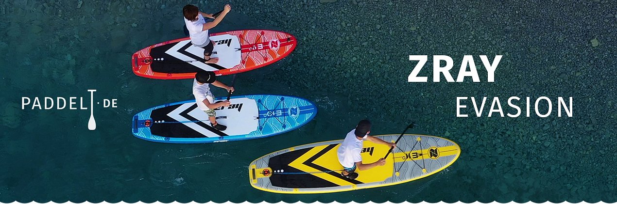 SUP ZRAY E11 mit Paddel - aufblasbares Stand Up Paddle Board