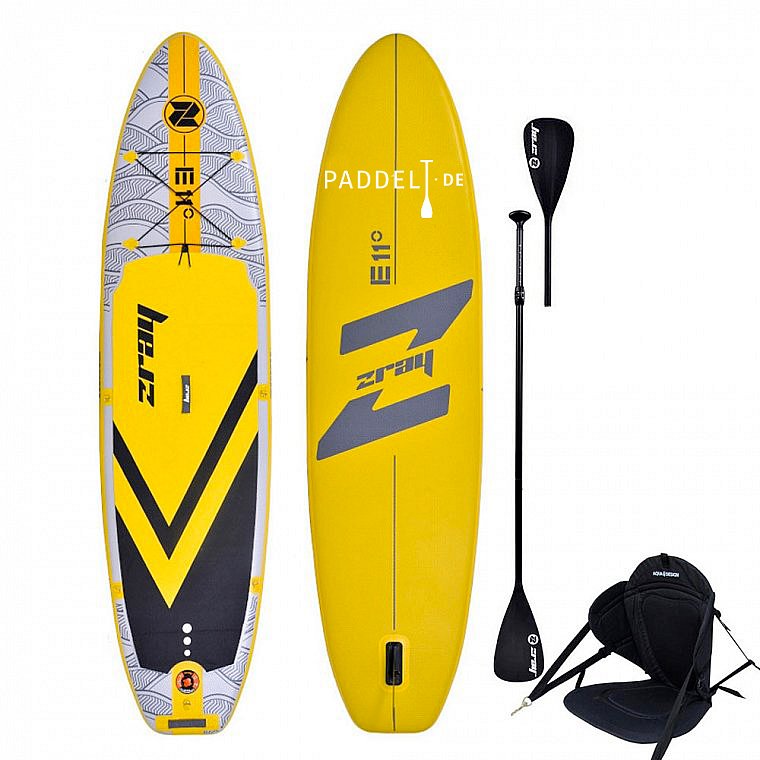 SUP ZRAY E11 COMBO SET aufblasbares Stand Up Paddle Board und Kajak