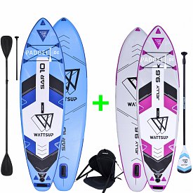 WATTSUP SAR COMBO, JELLY -  - Familien-Set (1+1) - aufblasbare SUP Boards