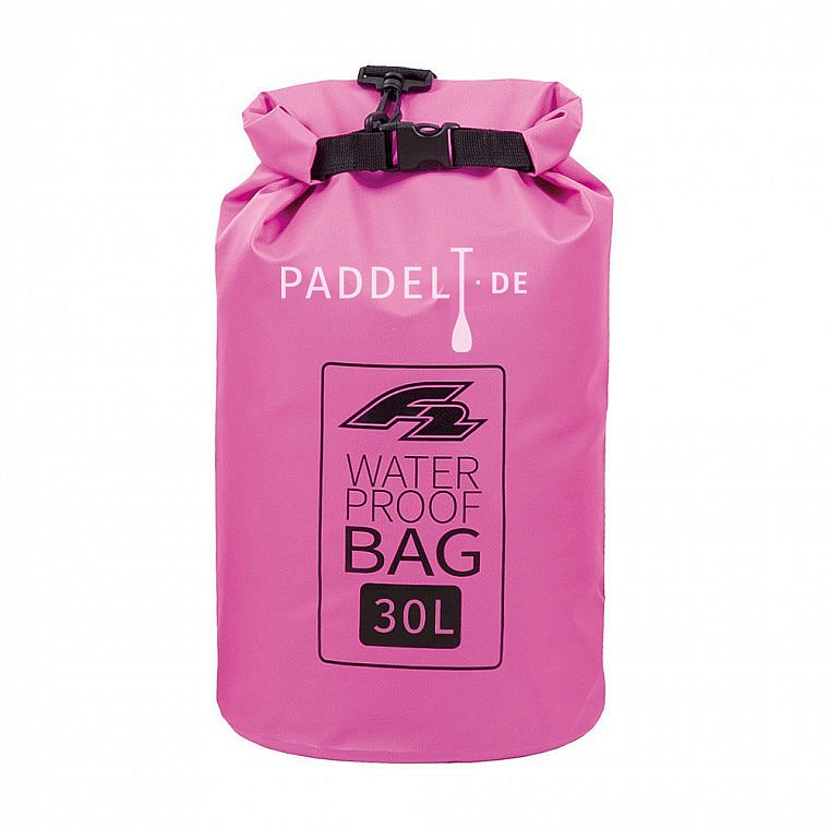 F2 Dry Bag Lagoon 30l rosa - wasserdichte Tasche Packsack für SUP