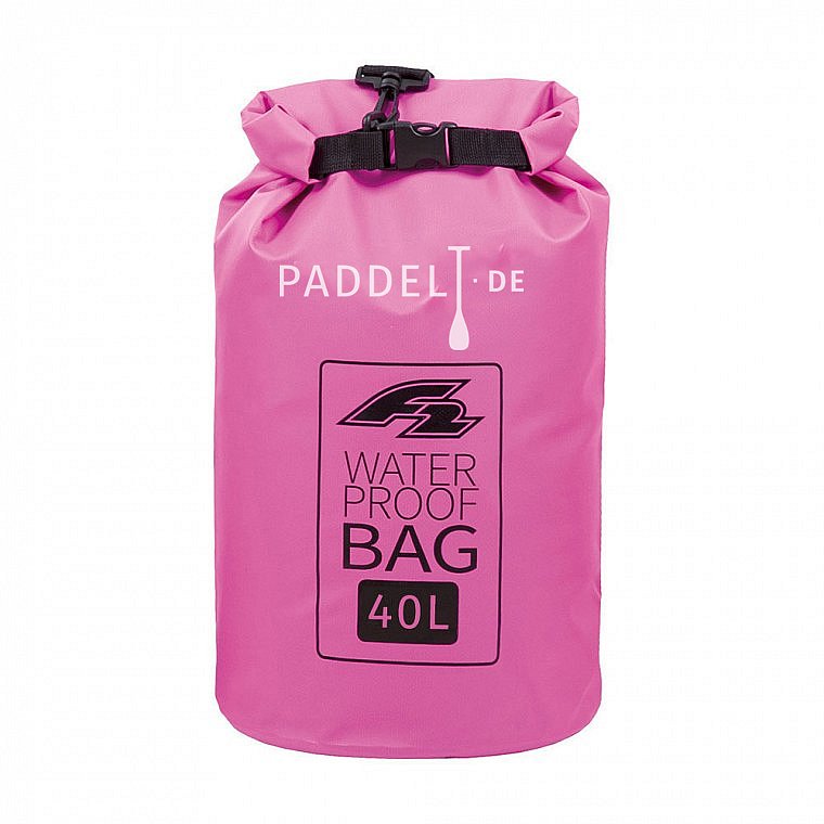 F2 Dry Bag Lagoon 40l rosa - wasserdichte Tasche Packsack für SUP