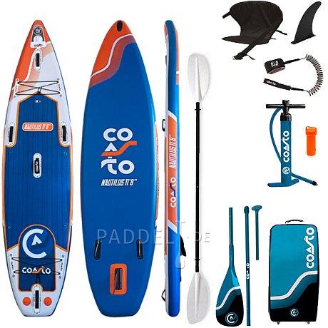 SUP COASTO NAUTILUS 11'8 - aufblasbares Stand Up Paddle Board