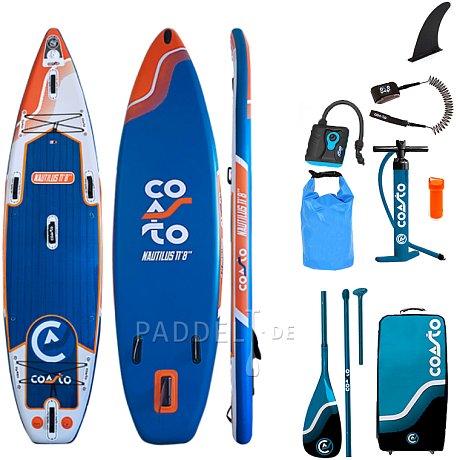 SUP COASTO NAUTILUS 11'8 - aufblasbares Stand Up Paddle Board