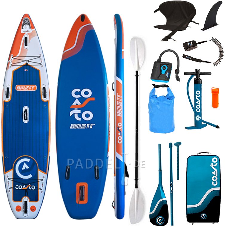 SUP COASTO NAUTILUS 11'8 - aufblasbares Stand Up Paddle Board