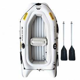 Aufblasbares Boot AQUA MARINA Motion grey + MOTOR AQUA MARINA T-18