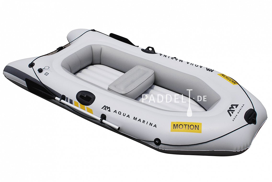 Aufblasbares Boot AQUA MARINA Motion grey + MOTOR AQUA MARINA T-18