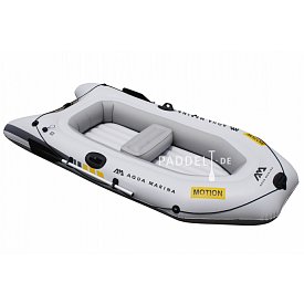 Aufblasbares Boot AQUA MARINA Motion grey + MOTOR AQUA MARINA T-18