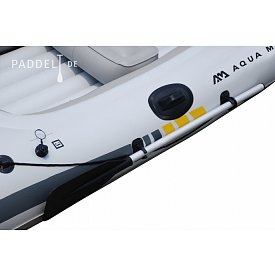 Aufblasbares Boot AQUA MARINA Motion grey + MOTOR AQUA MARINA T-18