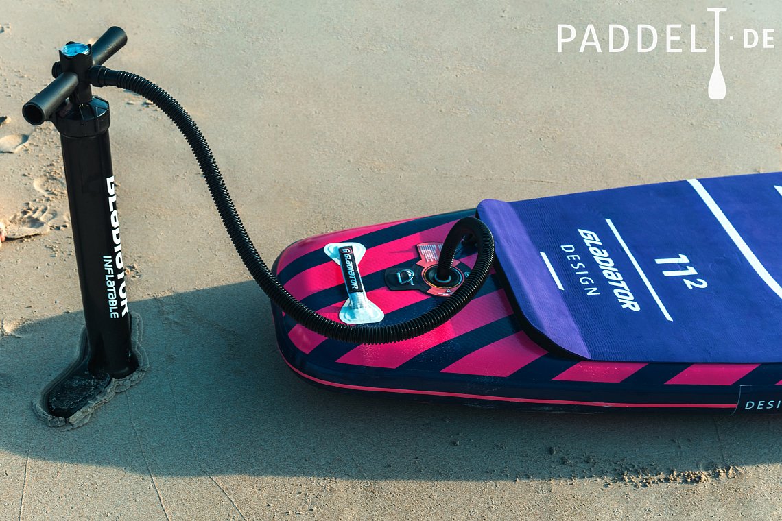 SUP GLADIATOR PRO DESIGN 11'2 mit Paddel - aufblasbares Stand Up Paddle Board