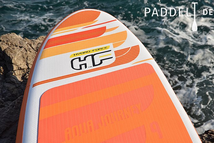 SUP HYDRO FORCE AQUA JOURNEY 9'0 mit Paddel - aufblasbares Stand Up Paddle Board