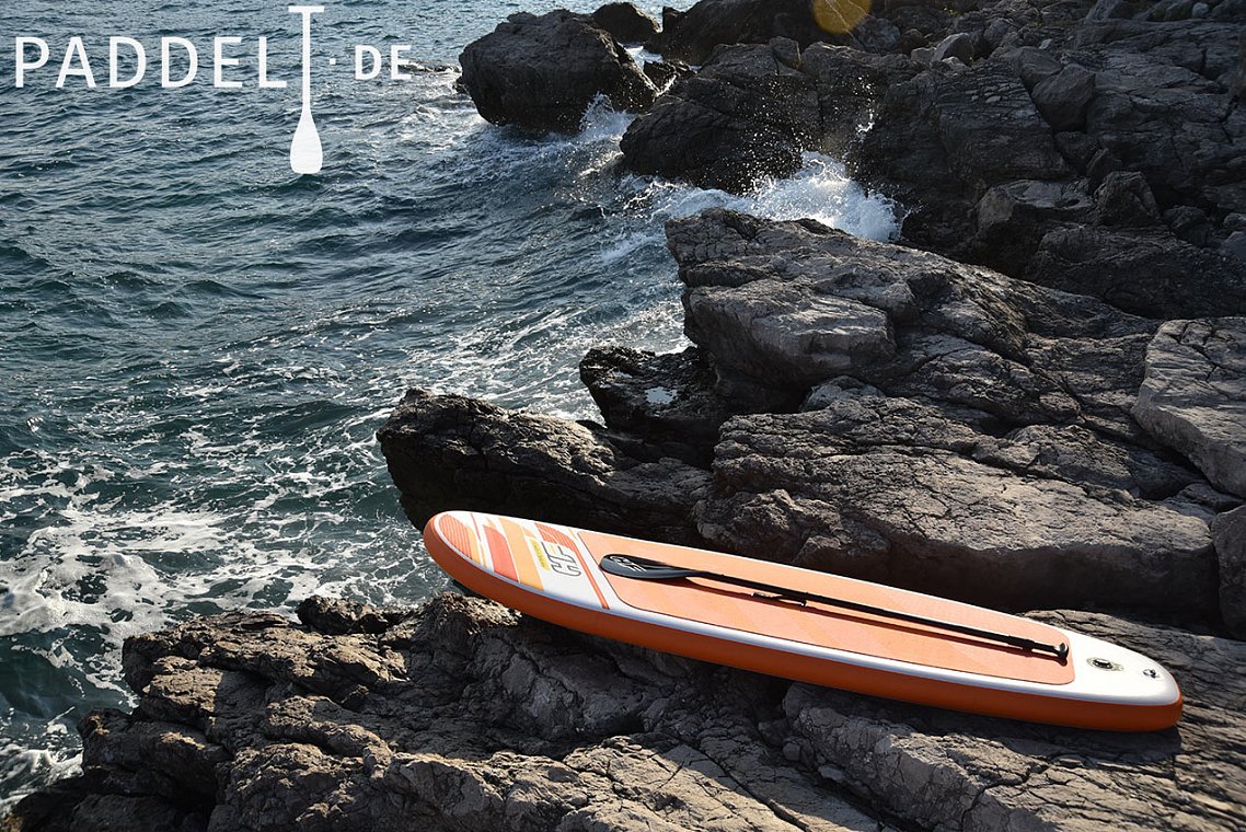 SUP HYDRO FORCE AQUA JOURNEY 9'0 mit Paddel - aufblasbares Stand Up Paddle Board