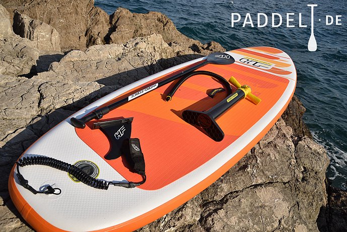 SUP HYDRO FORCE AQUA JOURNEY 9'0 mit Paddel - aufblasbares Stand Up Paddle Board