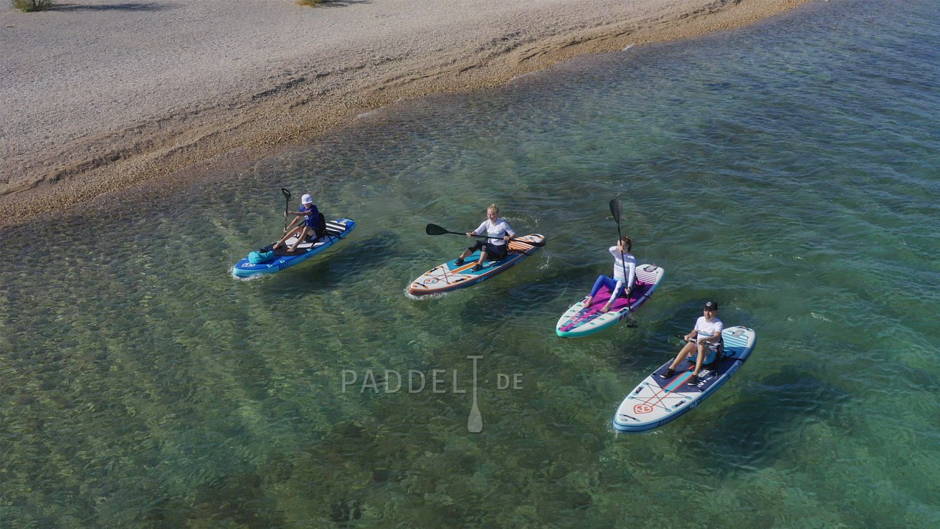 SUP SKIFFO SUN CRUISE 11'2 - aufblasbares Stand Up Paddle Board