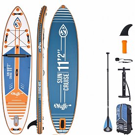 SUP SKIFFO SUN CRUISE 11'2 - aufblasbares Stand Up Paddle Board