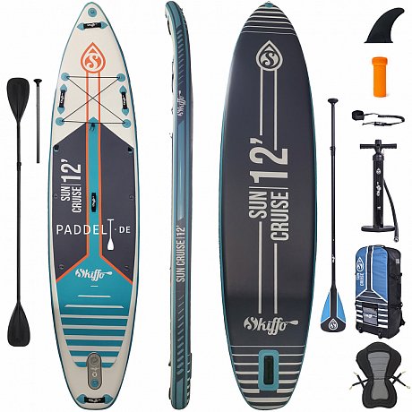 SUP SKIFFO SUN CRUISE 12'0 - aufblasbares Stand Up Paddle Board