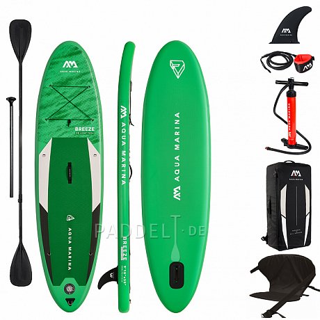 SUP AQUA MARINA BREEZE 9'10 SET - aufblasbares Stand Up Paddle Board