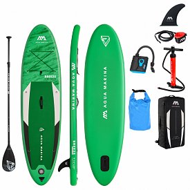 SUP AQUA MARINA BREEZE 9'10 SET - aufblasbares Stand Up Paddle Board