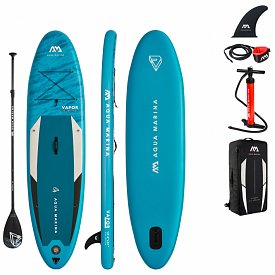 SUP AQUA MARINA VAPOR 10'4 SET - aufblasbares Stand Up Paddle Board