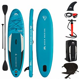 SUP AQUA MARINA VAPOR 10'4 SET - aufblasbares Stand Up Paddle Board