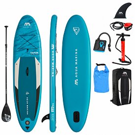 SUP AQUA MARINA VAPOR 10'4 SET - aufblasbares Stand Up Paddle Board