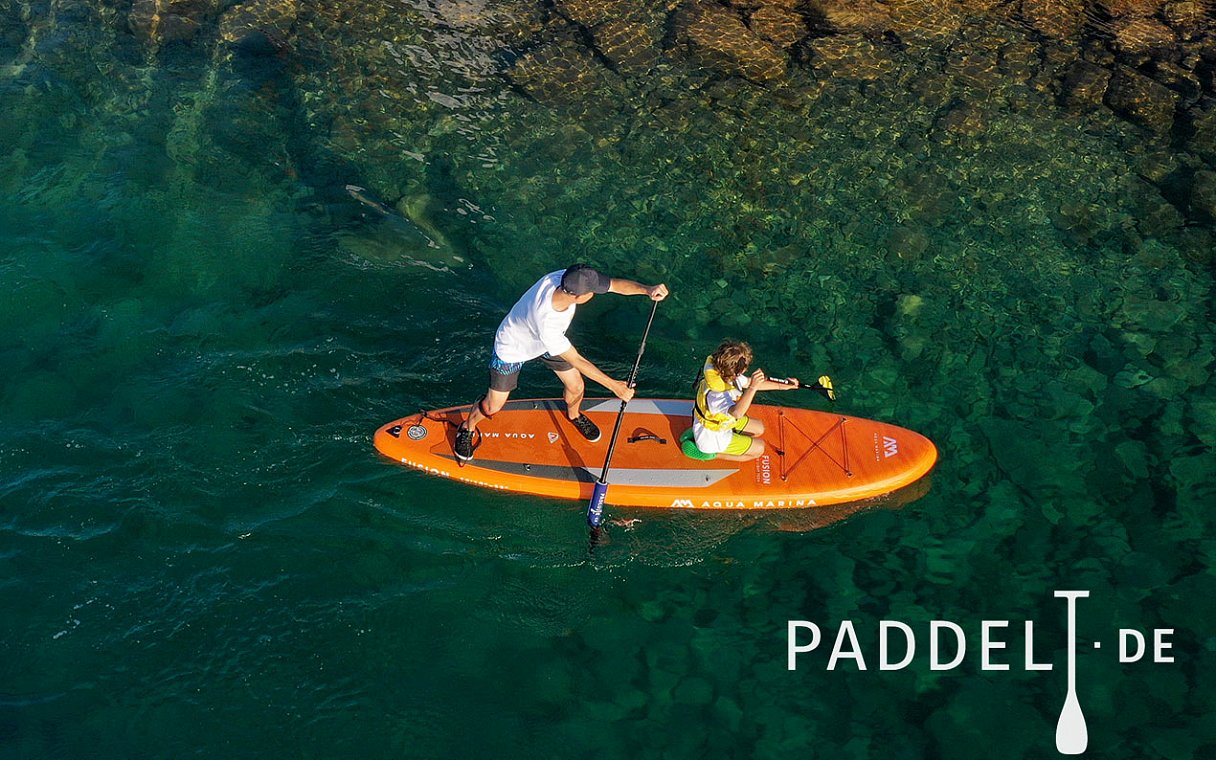 SUP AQUA MARINA FUSION 10'10 SET 2021 - aufblasbares Stand Up Paddle Board
