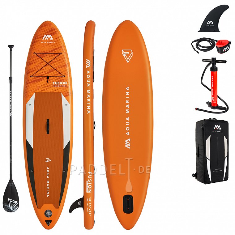 SUP AQUA MARINA FUSION 10'10 SET 2021 - aufblasbares Stand Up Paddle Board