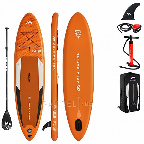 SUP AQUA MARINA FUSION 10'10 SET - aufblasbares Stand Up Paddle Board