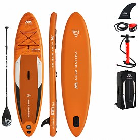 SUP AQUA MARINA FUSION 10'10 SET - aufblasbares Stand Up Paddle Board