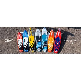 SUP ZRAY X2 X-Rider DeLuxe 10'10 mit Paddel 2021 - aufblasbares Stand Up Paddle Board