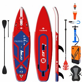 SUP ZRAY F2 FURY PRO 11'0 mit Paddel - aufblasbares Stand Up Paddle Board, Windsurfboard und Kajak