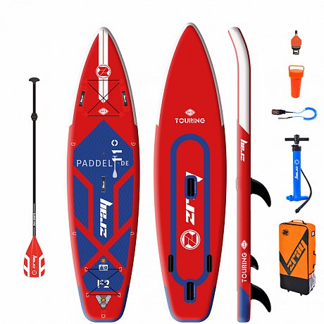 SUP ZRAY FURY PRO 11'0 mit Paddel - aufblasbares Stand Up Paddle Board, Windsurfboard und Kajak