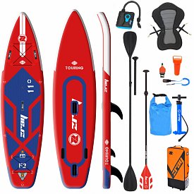 SUP ZRAY FURY PRO 11'0 mit Paddel - aufblasbares Stand Up Paddle Board, Windsurfboard und Kajak