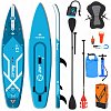 SUP ZRAY F4 FURY EPIC 12'0 mit Paddel - aufblasbares Stand Up Paddle Board, Windsurfboard und Kajak