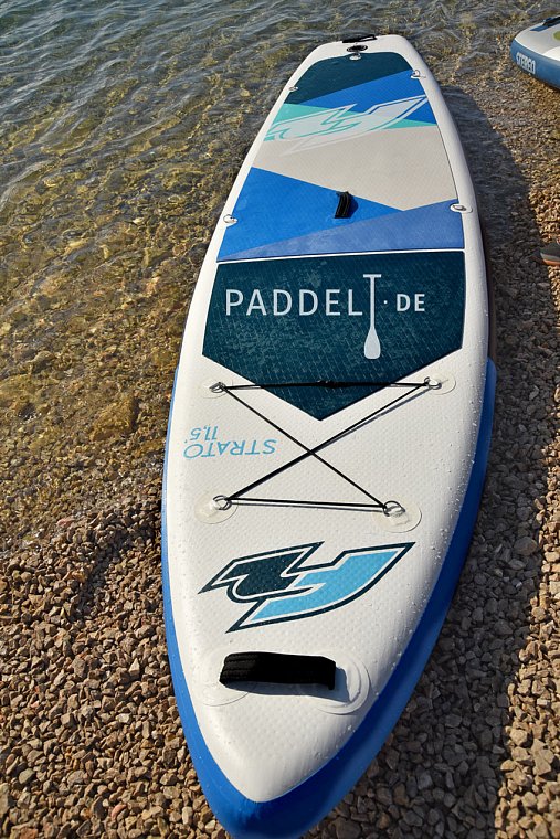 SUP F2 STRATO 11'5 COMBO BLUE mit Paddel - aufblasbares Stand Up Paddle  Board