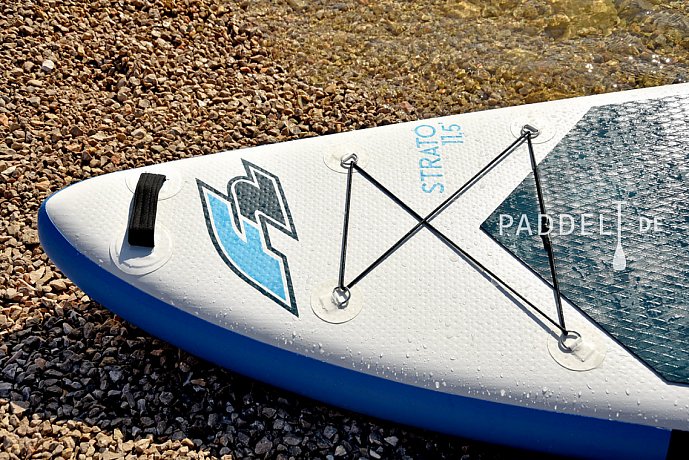 SUP F2 STRATO 11'5 COMBO BLUE mit Paddel - aufblasbares Stand Up Paddle Board