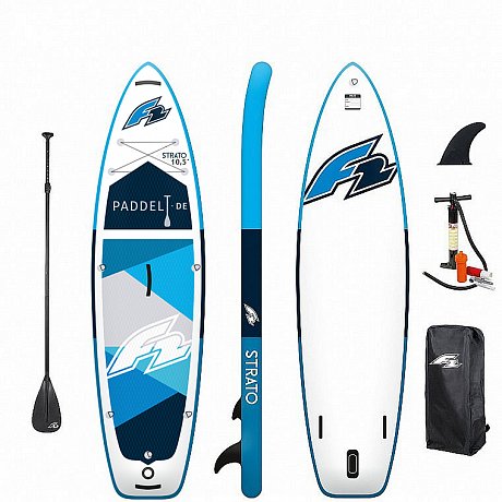 SUP F2 STRATO 10'5 BLUE mit Paddel - aufblasbares Stand Up Paddle Board