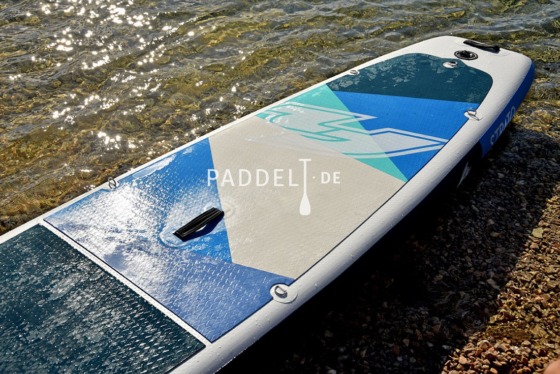 SUP F2 STRATO 10\'5 BLUE mit Paddel - aufblasbares Stand Up Paddle Board