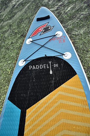 SUP F2 IMPACT 10'8 TURQUISE  mit Paddel - aufblasbares Stand Up Paddle Board
