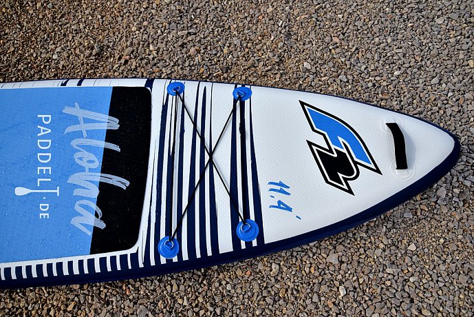 SUP F2 ALOHA 11'4 BLUE mit Paddel - aufblasbares Stand Up Paddle Board