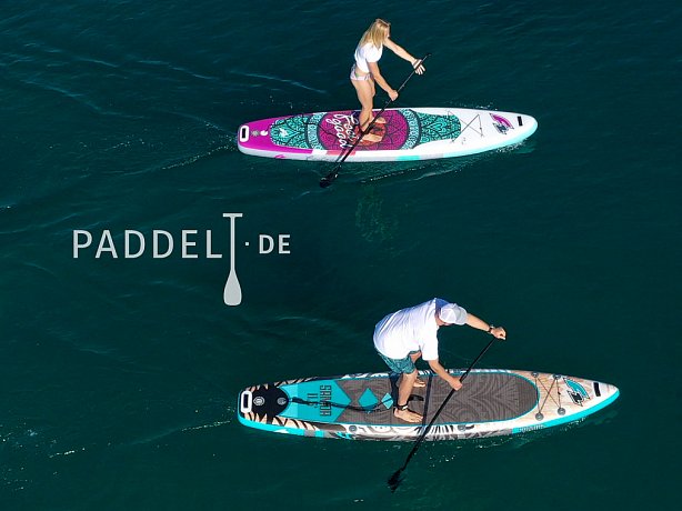 SUP F2 FEELGOOD 10'2 PINK mit Paddel - aufblasbares Stand Up Paddle Board